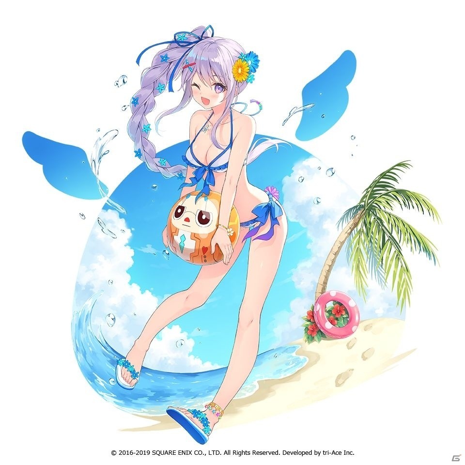 「スターオーシャン：アナムネシス」新ガチャに水着姿のティカとカーリンが登場！「SO3」よりアドレーも参戦の画像1