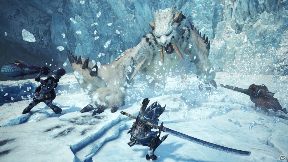 「MHW：アイスボーン」“ベリオロス”や3頭の亜種モンスターを先行狩猟！各種アクションや狩りのコツを動画で紹介の画像4
