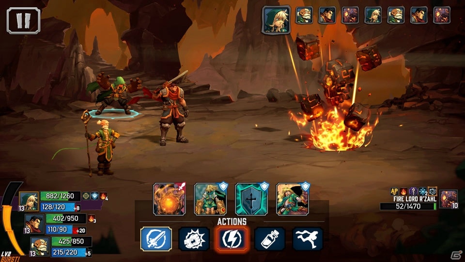 「Battle Chasers: Nightwar」のiOS/Android版が配信開始！往年の名作JRPGの影響を受けた骨太RPGの画像2