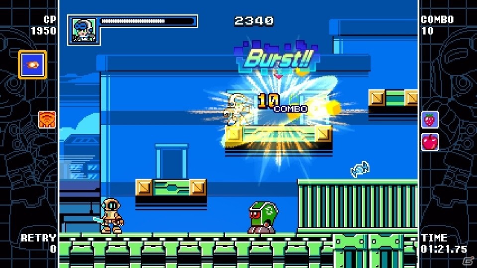 PC版「マイティガンヴォルト バースト」がSteamにて配信！DLCのキャラクター・えころをゲーム本体に収録の画像1