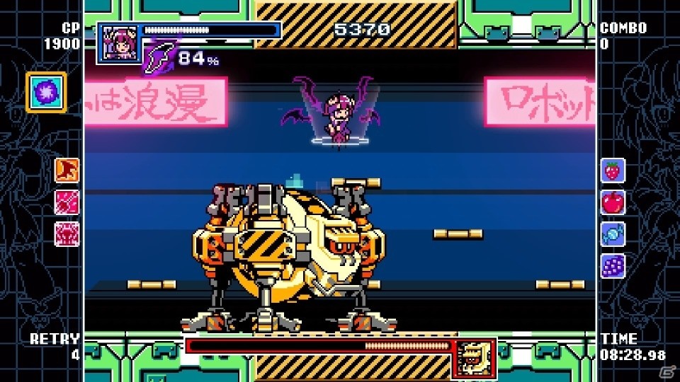 PC版「マイティガンヴォルト バースト」がSteamにて配信！DLCのキャラクター・えころをゲーム本体に収録の画像13