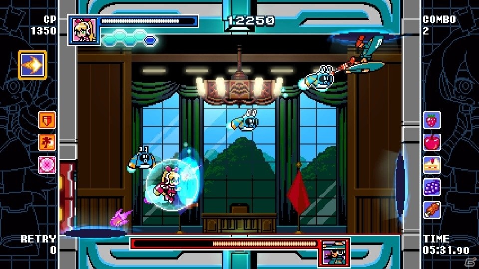 PC版「マイティガンヴォルト バースト」がSteamにて配信！DLCのキャラクター・えころをゲーム本体に収録の画像16