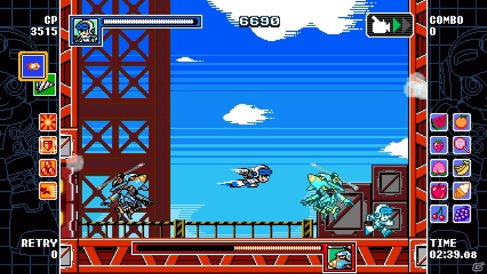 PC版「マイティガンヴォルト バースト」がSteamにて配信！DLCのキャラクター・えころをゲーム本体に収録の画像2
