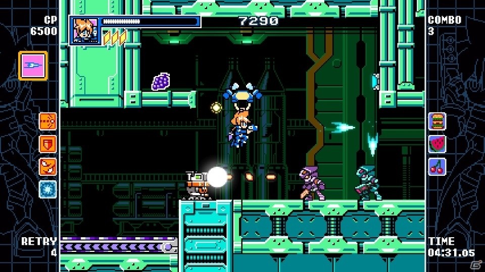PC版「マイティガンヴォルト バースト」がSteamにて配信！DLCのキャラクター・えころをゲーム本体に収録の画像3