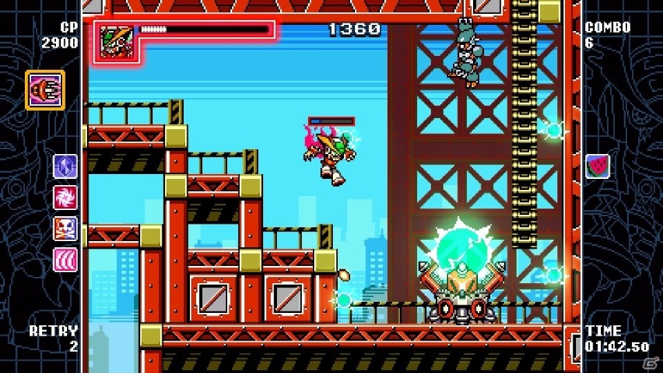 PC版「マイティガンヴォルト バースト」がSteamにて配信！DLCのキャラクター・えころをゲーム本体に収録の画像8