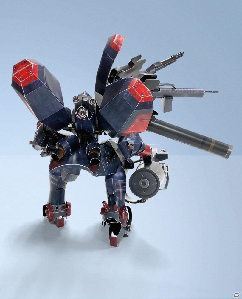 「METAL WOLF CHAOS XD」公式サイトにてペーパークラフトの配布開始！組み立て目安はなんと80時間の画像4