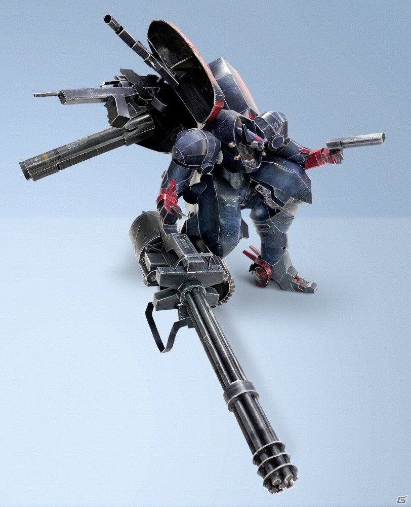 「METAL WOLF CHAOS XD」公式サイトにてペーパークラフトの配布開始！組み立て目安はなんと80時間の画像5