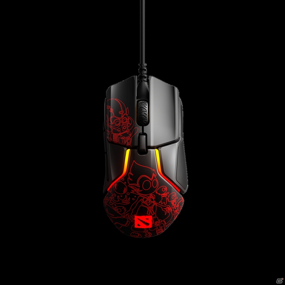 SteelSeriesが「Dota 2」世界選手権に合わせてコラボモデルのゲーミングマウスとマウスパッドを発表の画像2
