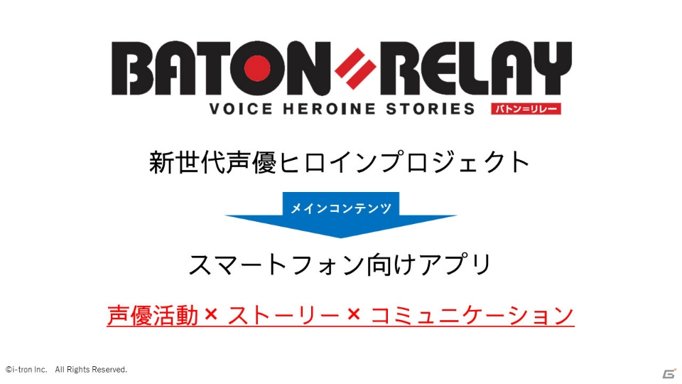 Baton Relay はゲームとともに新人 若手声優が成長していくメディアミックスプロジェクトに ゲーム情報サイト Gamer