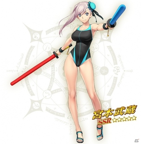 「Fate/Grand Order」期間限定水着イベント 2019が8月中旬に開催！宮本武蔵など一部の登場サーヴァントが先行公開の画像2