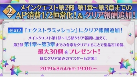 フレンドポイント召喚限定の新サーヴァントたちも実装！「Fate/Grand Order」カルデア放送局 4周年SPレポート【FGO Fes. 2019】の画像5