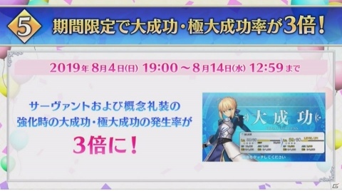 フレンドポイント召喚限定の新サーヴァントたちも実装！「Fate/Grand Order」カルデア放送局 4周年SPレポート【FGO Fes. 2019】の画像8