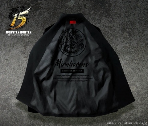 「モンスターハンター」シリーズ15周年を記念した「黒龍 ミラボレアス」モデルのPコートが予約開始！の画像2