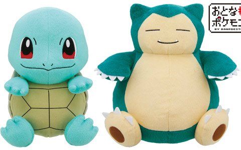 おとなもポケモン に全高約26cmのゼニガメ カビゴンなど新作ぬいぐるみが登場 ゲーム情報サイト Gamer