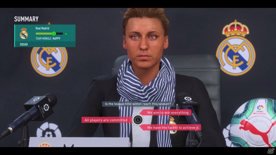 「FIFA 20」キャリアモードの新機能が公開！シリーズで初めて女性の監督が作成可能にの画像4