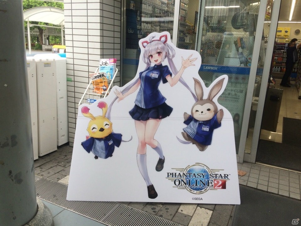 「PSO2」ローソン国際展示場駅前店でコラボが実施！アクリルスタンドやTシャツなどオリジナルグッズを販売の画像5