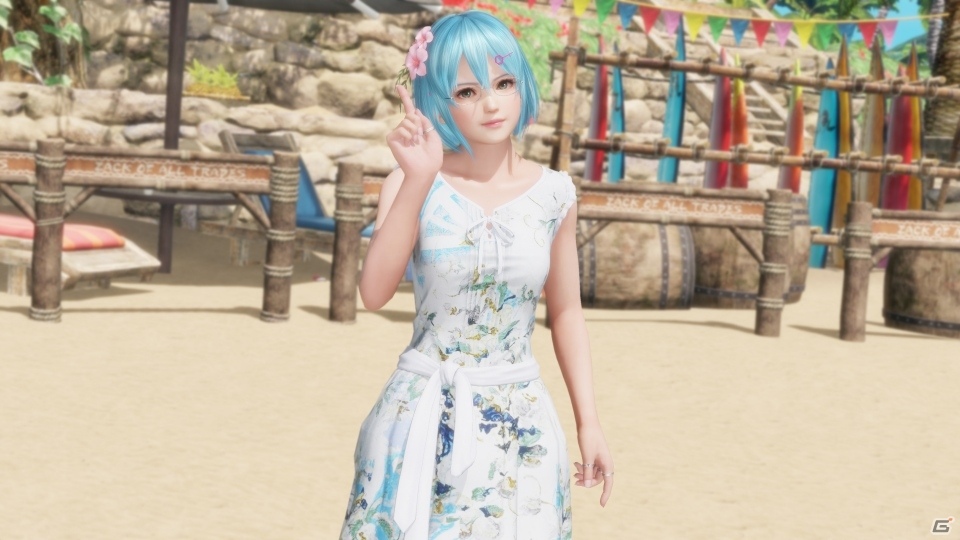 「DEAD OR ALIVE 6」DLC第2弾「潮風そよぐサマーワンピ」が配信！清涼感あふれる新作ワンピース15着が登場の画像12