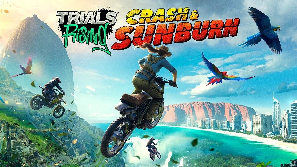 「トライアルズ ライジング」南極大陸など37のコースや2種のバイクを収録したDLC「クラッシュ＆サンバーン」が9月10日に配信！の画像1