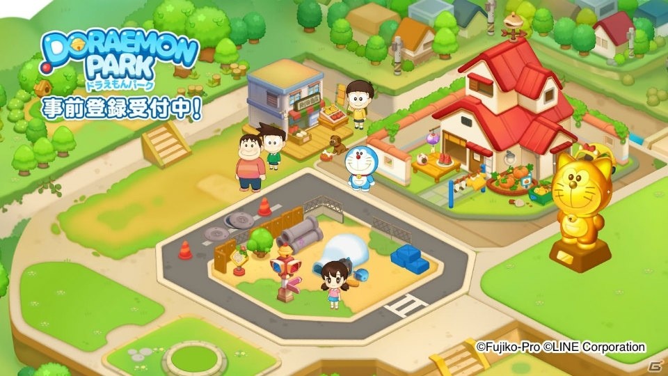個性豊かなパークを作り上げていくパズルゲーム「LINE：ドラえもんパーク」の事前登録がスタートの画像12