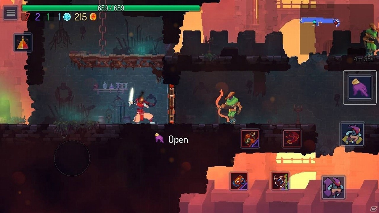 iOS版「Dead Cells」が本日配信！敵に何度も倒されながら進む怒涛の横スクロールアクションの画像4