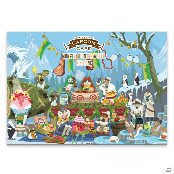 カプコンカフェ×「MHW：アイスボーン」のコラボメニューが公開！イヴェルカーナをイメージしたスイーツが登場の画像3