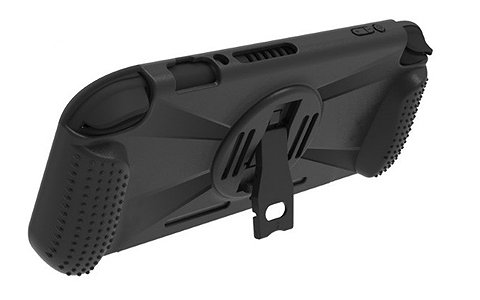 Switch Lite用スタンド付きTPUグリップスタンドが10月下旬に発売！装着したまま周辺機器などを使用可能