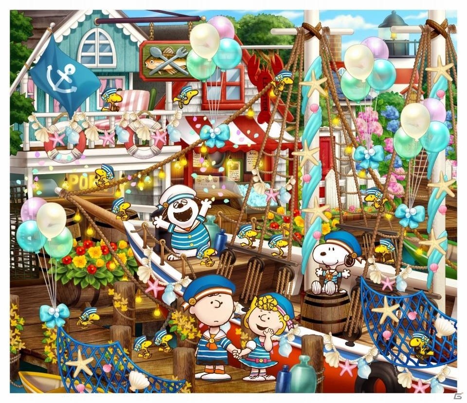 「スヌーピー ライフ」みんなお揃いの可愛いマリンアイテムが続々登場！ブルーボーダーの衣装で大海原へ旅にでようの画像2