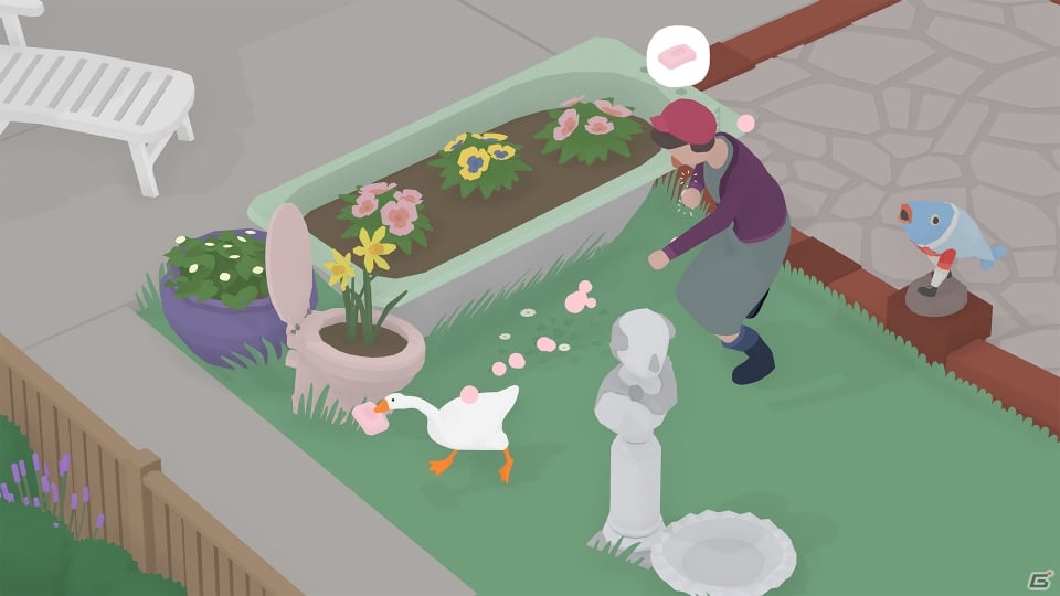 ガチョウとなって人間の日常を台無しに？「Untitled Goose Game ～いたずらガチョウがやって来た！～」がSwitch/Epic Games向けにリリース予定の画像6