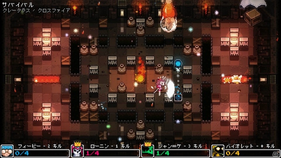 PS4/Switch版「Invisigun Reloaded」が配信開始！自分の姿さえも見えない透明の世界で戦う2Dアクションゲームの画像3