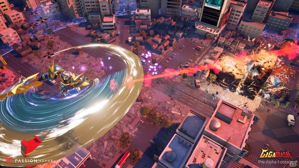 PS4/PC「GIGABASH」がTGS2019にプレイアブル出展！怪獣映画のような大立ち回りが楽しめる対戦アクションの画像5