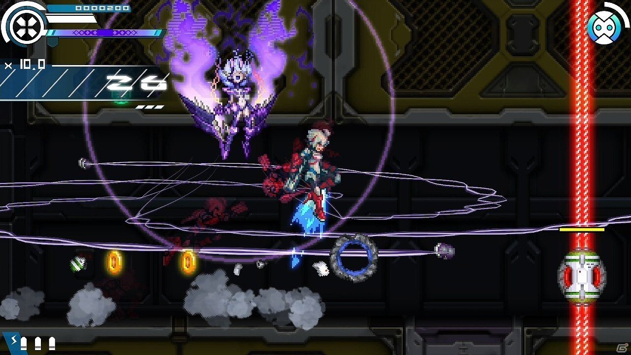 「白き鋼鉄のX THE OUT OF GUNVOLT」TGS2019の出展情報が公開！3つのミッションを試遊可能の画像10