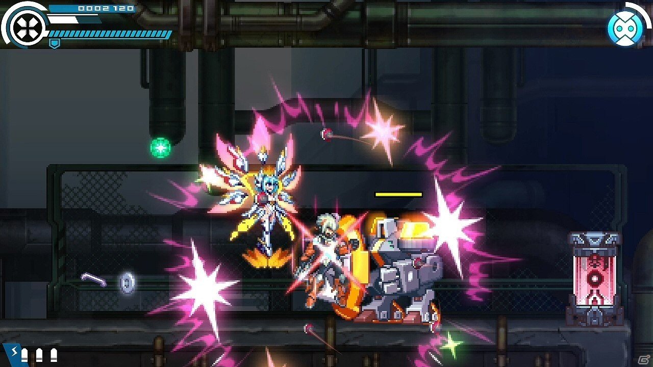 「白き鋼鉄のX THE OUT OF GUNVOLT」TGS2019の出展情報が公開！3つのミッションを試遊可能の画像9