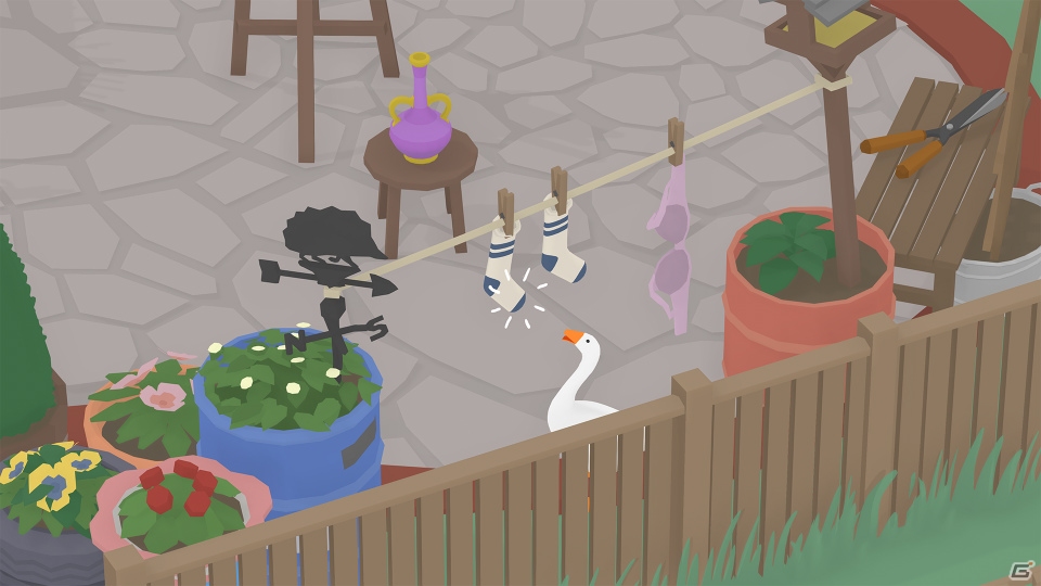 Switch版「Untitled Goose Game ～いたずらガチョウがやって来た！～」の国内配信日が9月20日に決定！の画像6