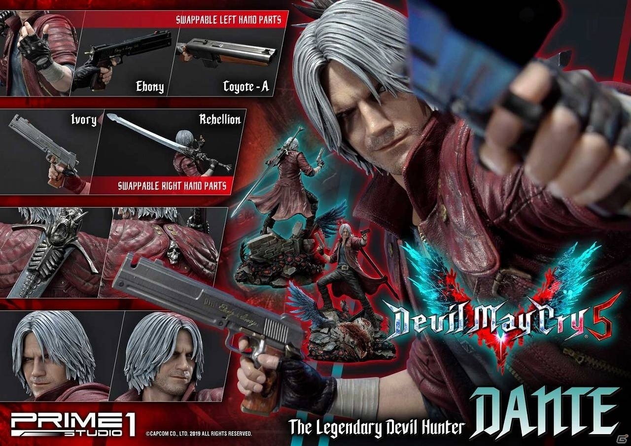 「デビル メイ クライ 5」より伝説のデビルハンター「ダンテ」が迫力の1/4スケールで登場！の画像24