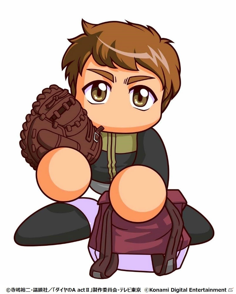 「実況パワフルプロ野球」テレビアニメ「ダイヤA actII」とのコラボが決定！奥村光舟と由井薫が登場の画像2