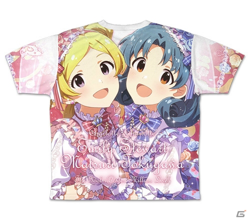 「アイドルマスター ミリオンライブ！」田中琴葉やCharlotte・Charlotteの両面フルグラフィックTシャツが登場！の画像4