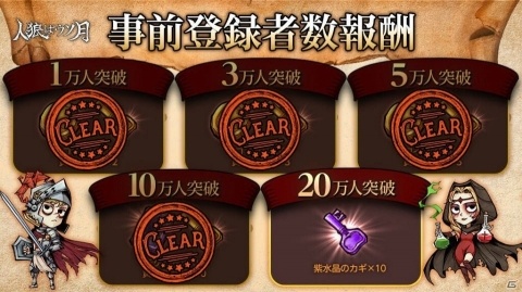 iOS/Android「人狼はウソ月」が9月19日18時から配信開始！事前登録20万人達成で特典の配布もの画像4