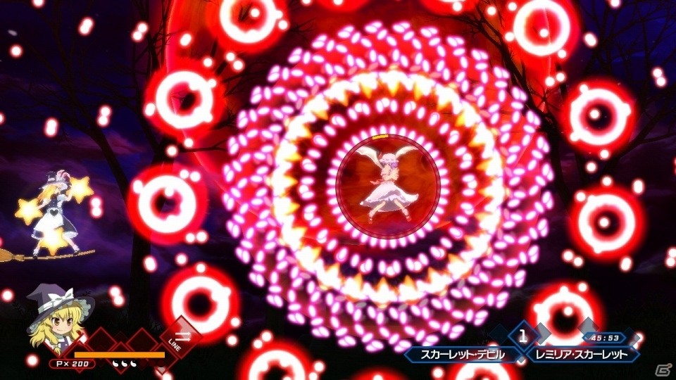 新感覚横スクロール弾幕シューティング「舞華蒼魔鏡」のSteam版が配信開始！の画像3