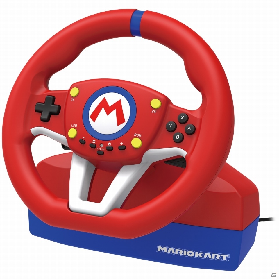 Switchで使用できる「マリオカート」仕様のステアリング型コントローラー2種が11月に発売！の画像1