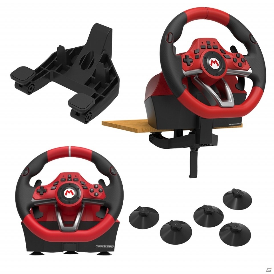 Switchで使用できる「マリオカート」仕様のステアリング型コントローラー2種が11月に発売！の画像10