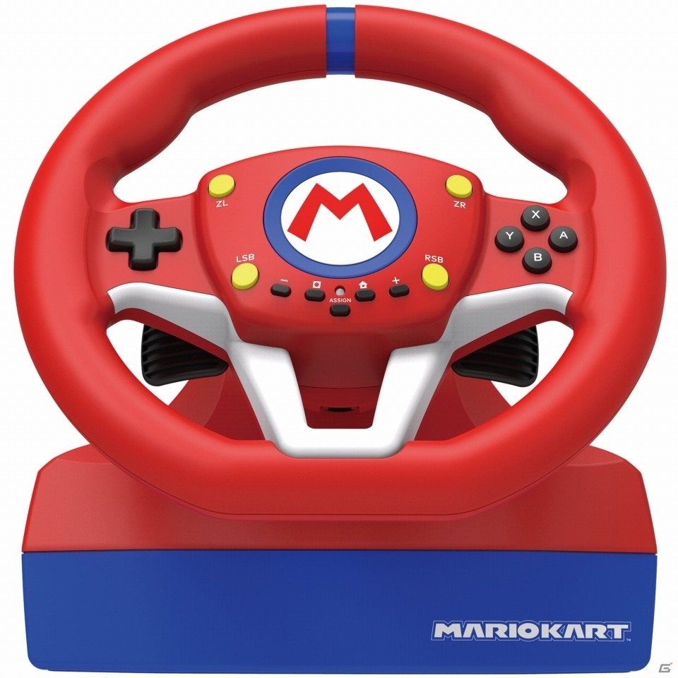 Switchで使用できる「マリオカート」仕様のステアリング型コントローラー2種が11月に発売！の画像2