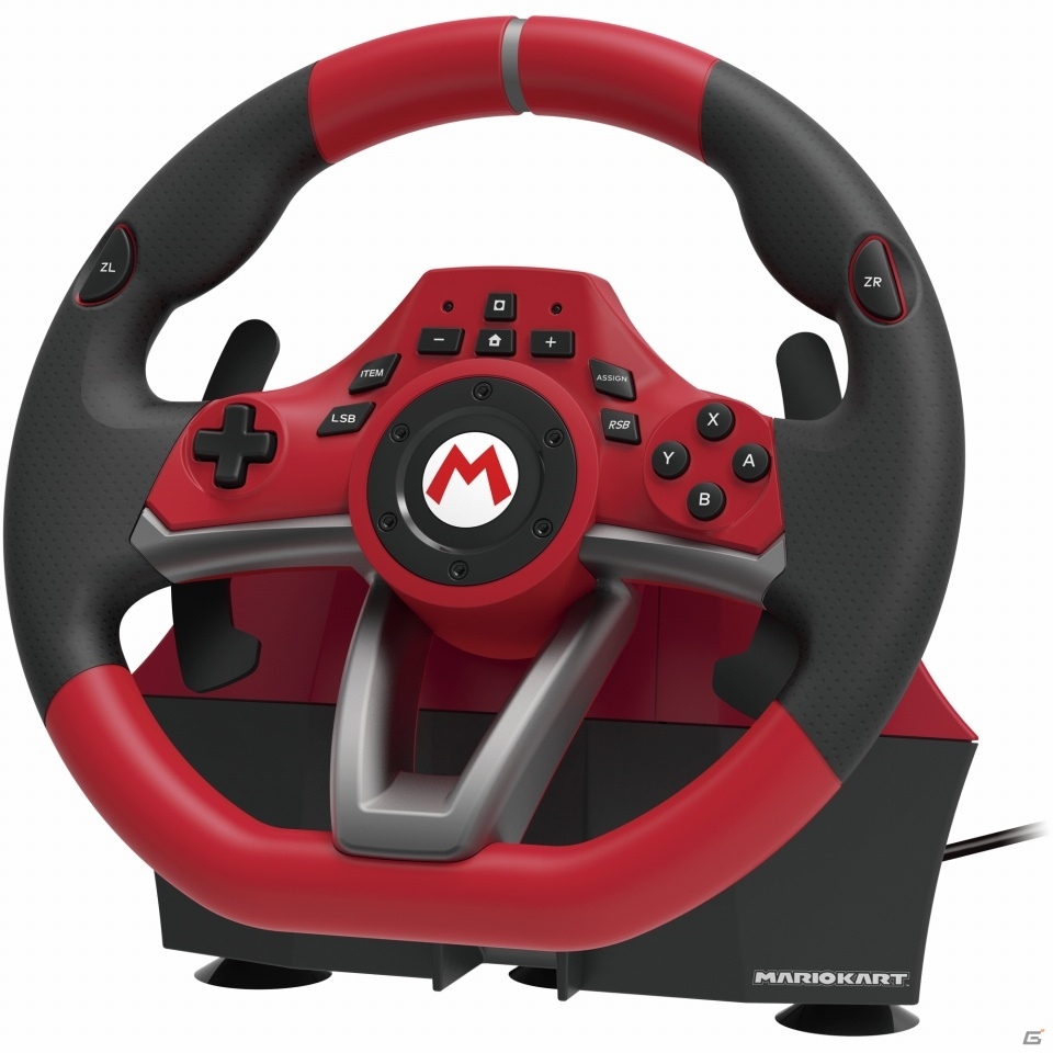 Switchで使用できる「マリオカート」仕様のステアリング型コントローラー2種が11月に発売！の画像5