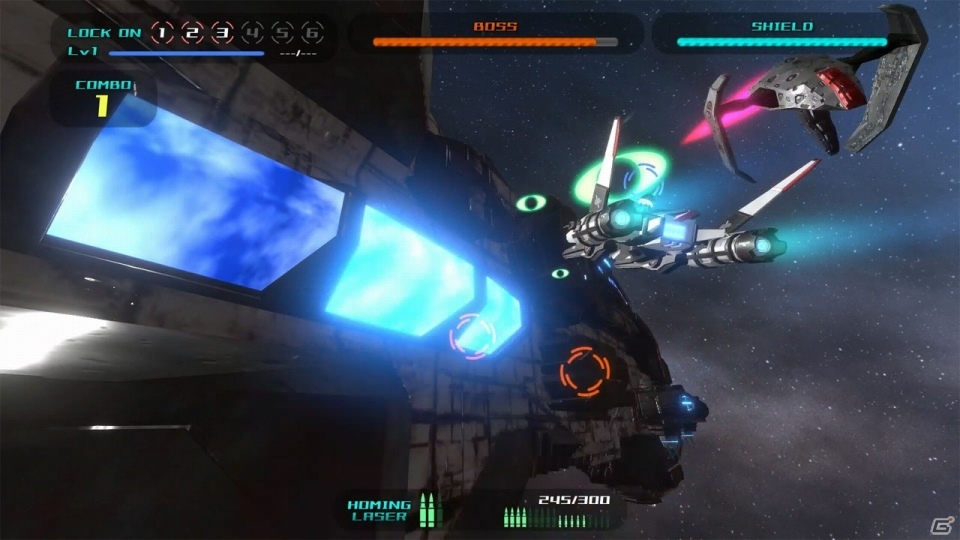 Switch「フライングガール ストライカー」が本日配信！機銃と誘導レーザーを駆使して戦う3DSTGの画像6
