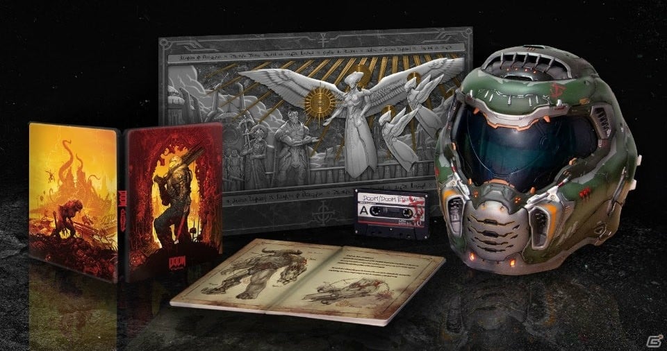 DOOM Eternal Collector's Edition」本日より数量限定で予約受付を開始！ドゥームスレイヤーヘルメットやスチールブックが同梱  | Gamer