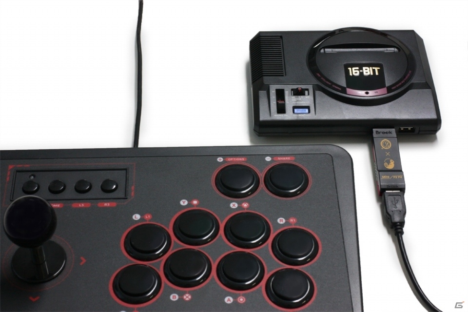 メガドライブミニでPS4/PS3用コントローラやアーケードスティックが使用可能になるコンバーターが11月下旬に発売の画像2