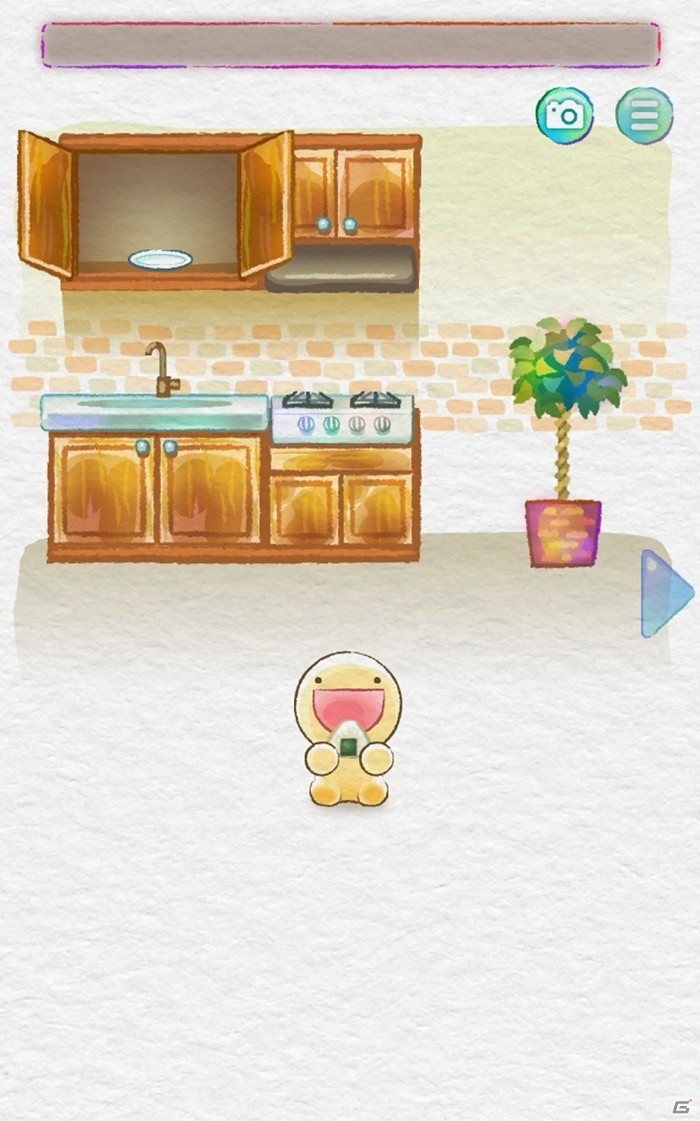 iOS/Android「ぺこぺこモグモグSOS」が配信！不思議な生き物“ふにゃもらけ”に食べ物をあげる脱出ゲームの画像12