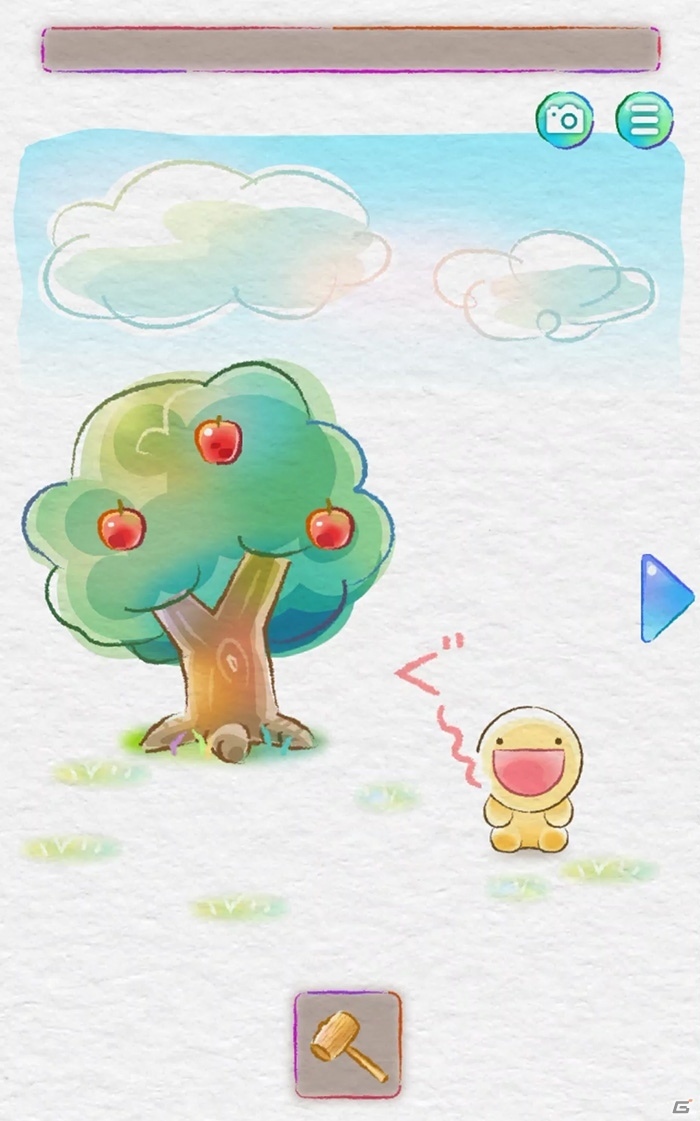 iOS/Android「ぺこぺこモグモグSOS」が配信！不思議な生き物“ふにゃもらけ”に食べ物をあげる脱出ゲームの画像8
