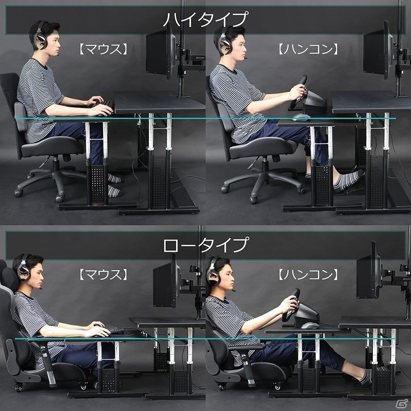 メインデスクと切り離して使えるデバイス専用テーブル「コックピットデスク BHD-800」が発売！の画像15