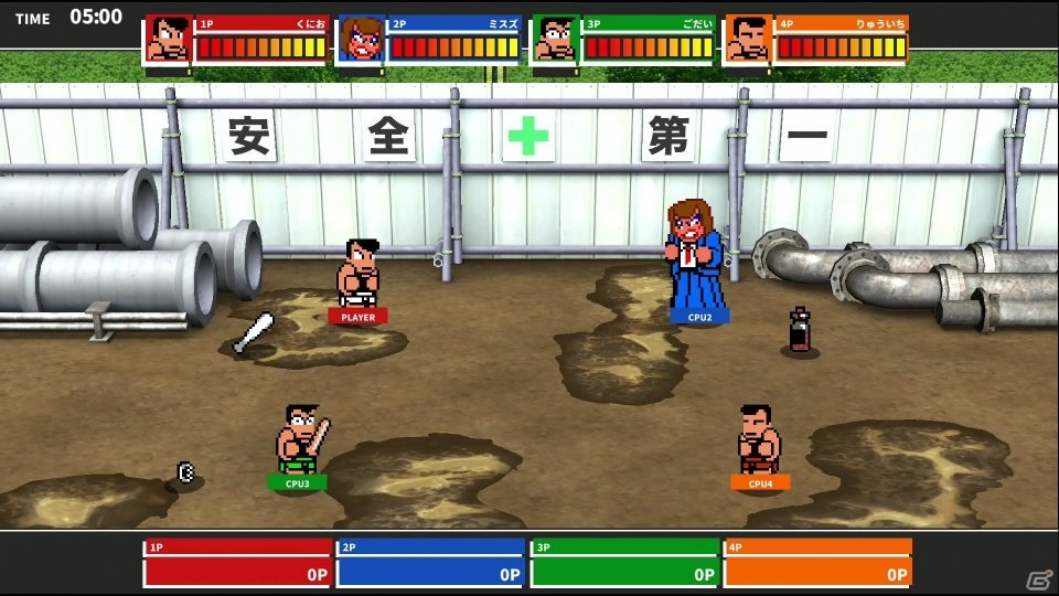 「ダウンタウン乱闘行進曲マッハ」の新ステージが発表！「ワールドサッカーチーム」の紹介PVも公開の画像3