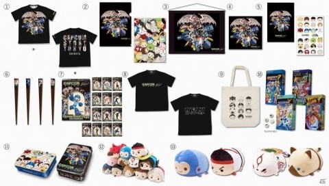 「CAPCOM STORE TOKYO」グランドオープンを彩るグッズラインナップ第1弾が公開！の画像1